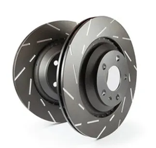 EBC USR Slotted Slotted Rear Rotors For 2013+ BMW 328 2.0L (F30) Brembo calipers